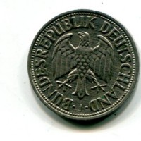 Germania, Rep. Federale (dal 1949): 1 marco 1957-J (KM#110)
