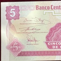 Nicaragua: 5 centavos 1991 (Pick#168)