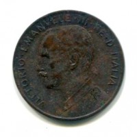 Vittorio Emanuele III (1900-1943): 2 cent. 1912 "Italia su prora" (Gigante#302)
