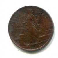 Vittorio Emanuele III (1900-1943): 1 cent. 1911 "Italia su prora" (Gigante#315)
