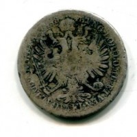 Venezia, Francesco Giuseppe (1848-1866): 1/4 di fiorino 1859 (Gigante#95)
