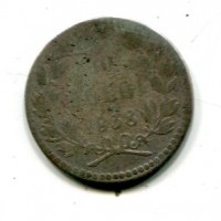 Lucca, Carlo Ludovico (1824-1847): 10 soldi 1838 (Gigante#6)