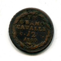 Napoli, Ferdinando IV (1759-1816): grano 1790 (Gigante#139b)
