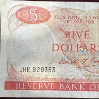 Nuova Zelanda: 5 dollari 1989-1992 (Pick#171e)