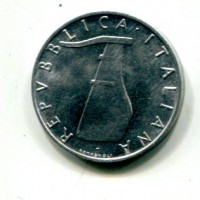 Repubblica Italiana (dal 1946): 5 lire 1967 "Delfino" (Gigante#289)
