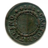 Svizzera, Canton Ticino: 3 denari 1814 (KM#5)