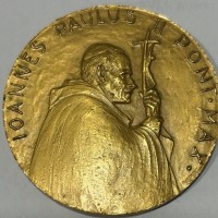 Giovanni Paolo II (1978-2005): medaglia 1989 "Seoul-Indonesia-Mauritius", mm 50, grammi 50.92