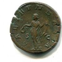 Filippo I (244-249 d.C.): sesterzio "LAET FVNDATA" (RIC#176), grammi 18.32
