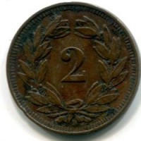 Svizzera, Confederazione: 2 rappen 1915