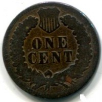 USA: 1 cent. 1888 "Indian head"
