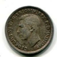 Australia, Giorgio VI (1936-1952): 1 scellino 1942 "Ariete" (KM#39)
