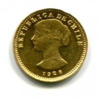 Cile: 20 pesos 1926  (KM#168)
