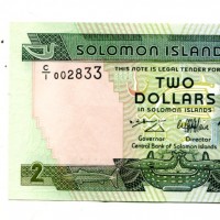 Isole Salomone: 2 dollari 1986 (PICK#13a)
