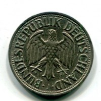 Germania, Rep. Federale (dal 1949): 1 marco 1955-J (KM#110)
