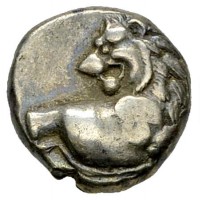 Tracia, Chersonesos (350-330 a.C.): hemidrachm (BMC#13; McClean#4082-83; SngBerry#501), grammi 2.40, mm 12.5. Ex Giessener Münzhandlung, 31 (1985), lotto 75, dalla collezione Armin Mathis