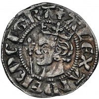 Scozia, Alessandro III (1249-1286): second coinage, penny 1280-1281 (Spink#5050), grammi 1.26. In slab NGC XF45
