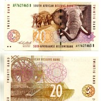 Sud Africa: 10 rand 1999 (Pick#124a)
