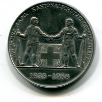 Svizzera, Aargau: medaglia 1988 "150° Kantonalschutzen-Fest Brugg"
