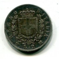 Vittorio Emanuele II (1861-1878): 2 lire 1863-Na (Gigante#56), colpetti al bordo
