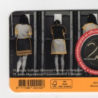Belgio 2023: 2 euro "75° Anniversario Suffragio Femminile", versione olandese