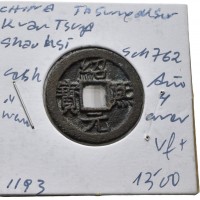 Cina, Song del Sud, Kuang Tsung (1190-1194): cash, con il titolo Shao Hsi (Schjoth#762), coniato 1193