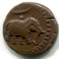 India, Mysore, Tipu Sultan (1215-1227/1787-1799): paisa 1225 (KM#103.7)